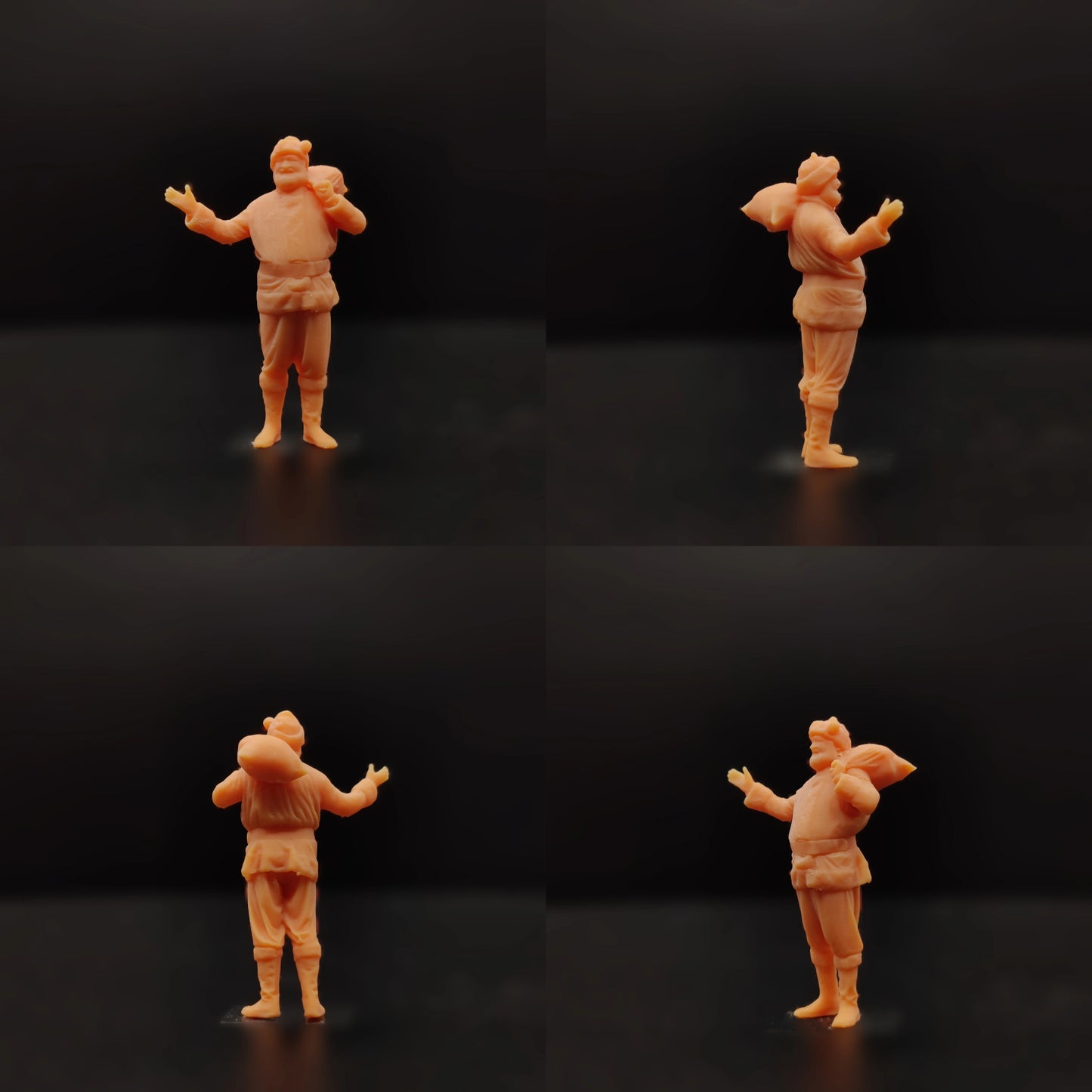 1/64 1/43 Scale Model Resin Santa Claus Series Gifts Uncolored Miniature Diorama Hand-painted T704 T705 T706