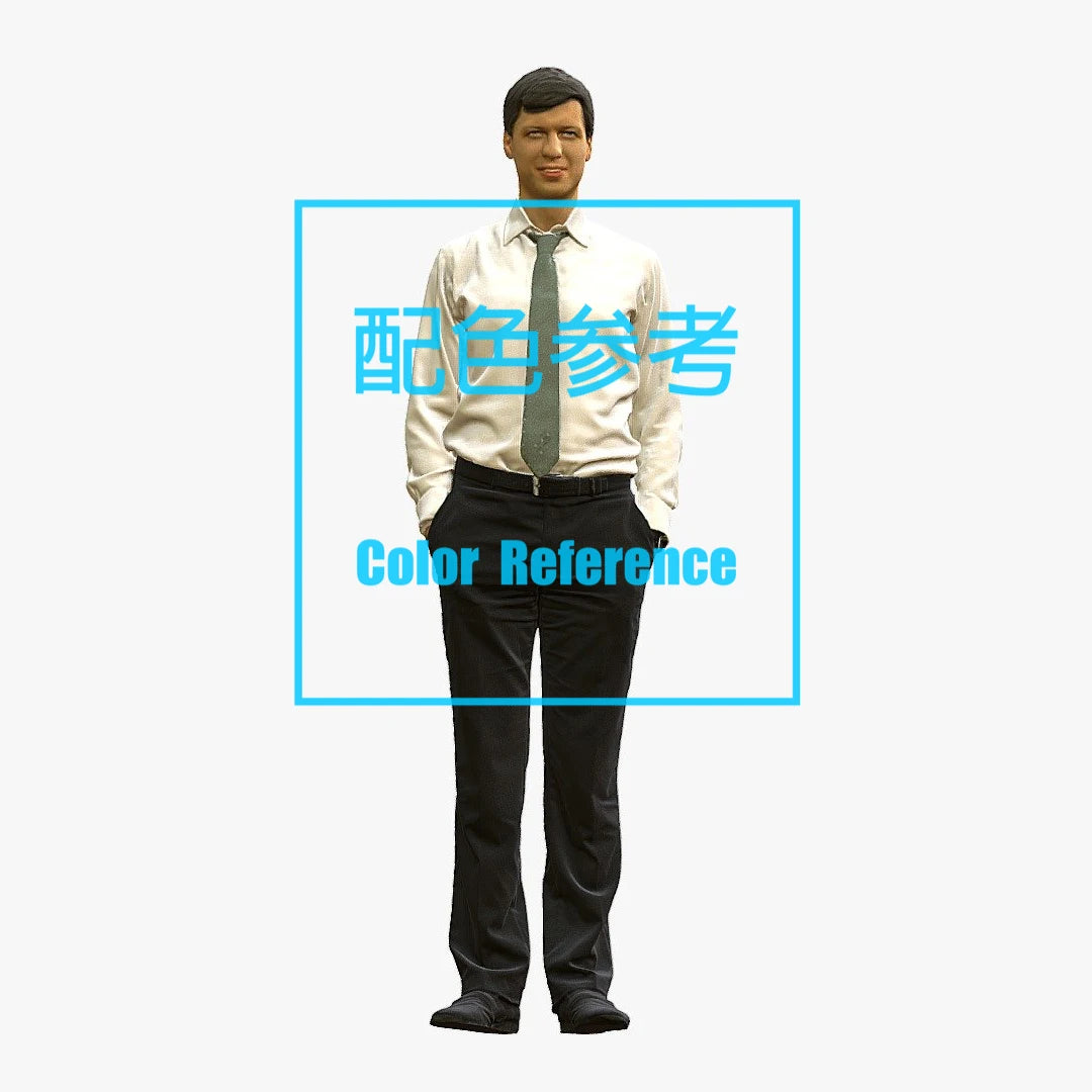 1/64 1/43 Figurines Scale Model Resin A Man with A Tie in His Pocket Uncolored Miniatures Diorama Hand-painted L231