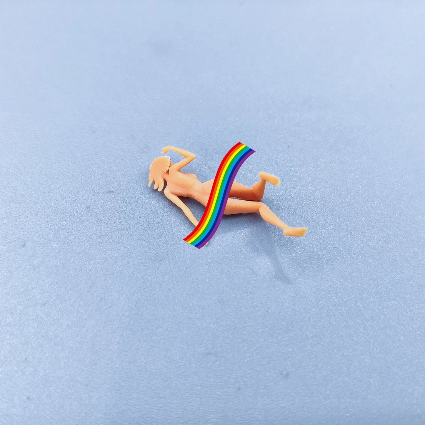 1/64 1/43 Figurines Scale Model Resin A Shy Girl with Long Hair Uncolored Miniatures Diorama Hand-painted S838