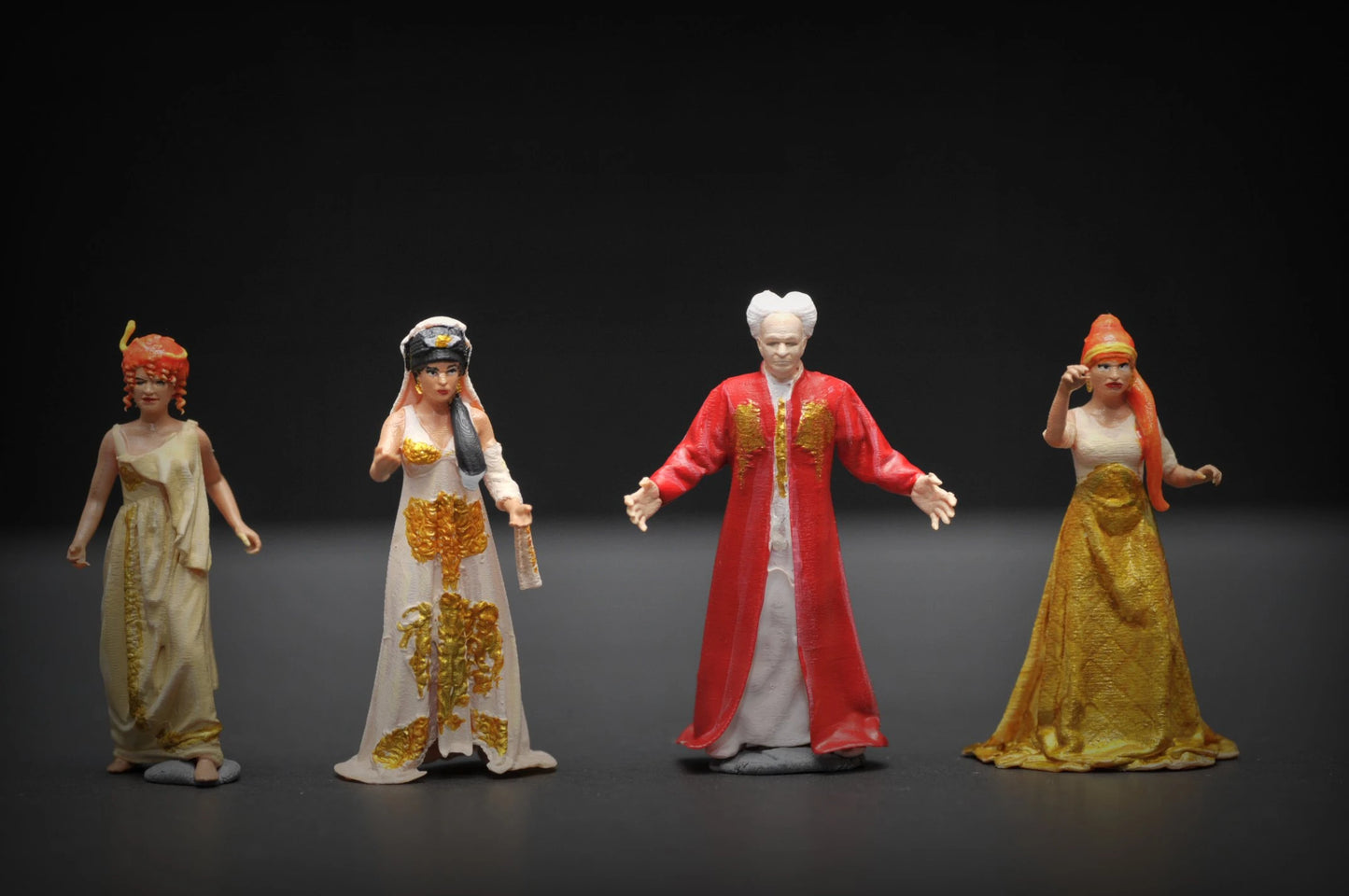 SZ Produced Diorama 1/64 Scale Figurines Model Count Dracula  Miniature Hand-painted