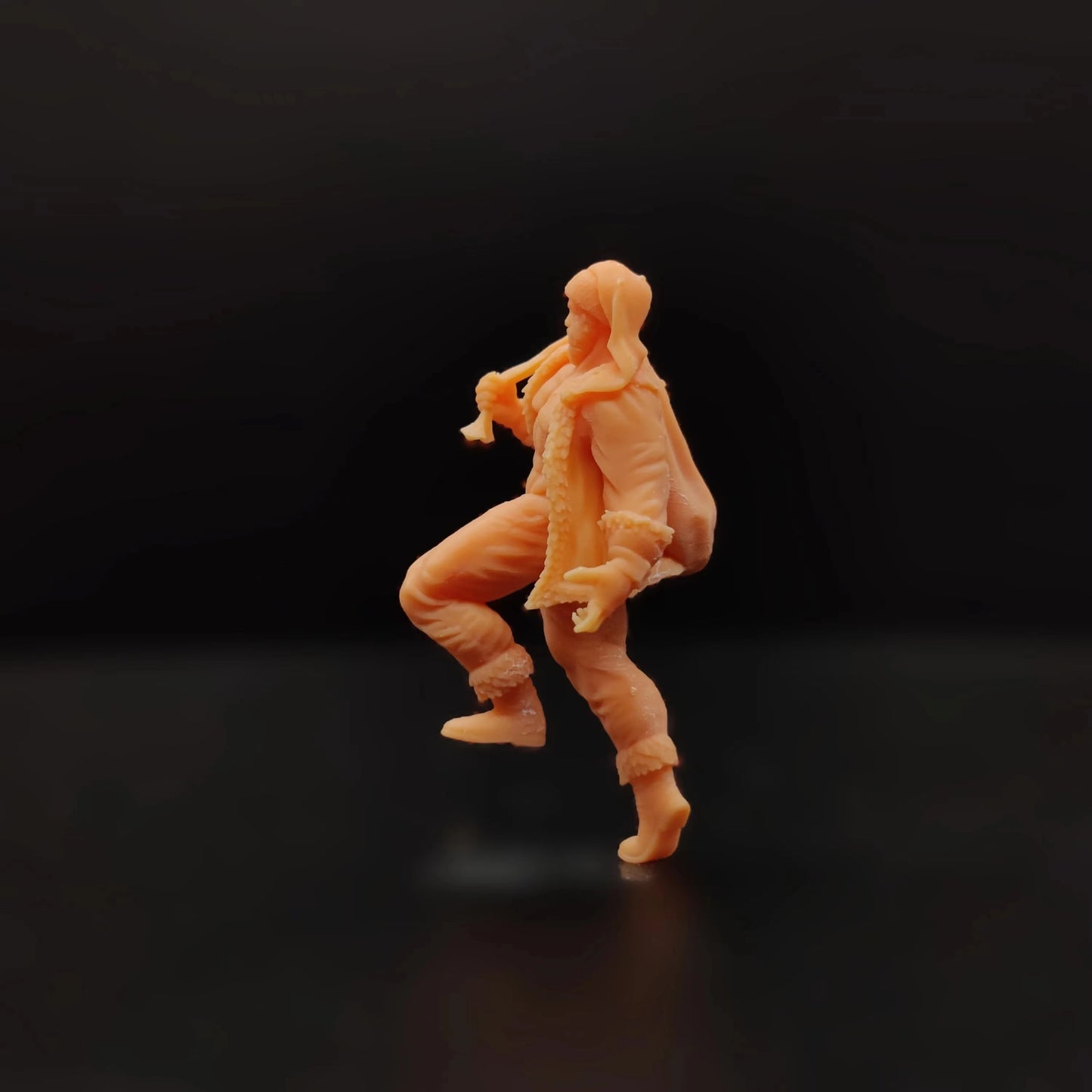 1/64 1/43 Scale Model Resin Christmas Series Strong Muscle Uncle Uncolored Miniature Diorama Hand-painted T713