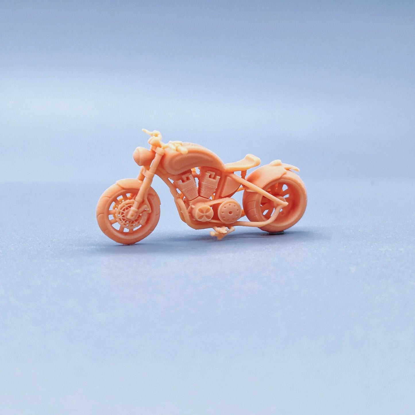 1/64 1/43 Figurines Scale Model Resin Harley Motorcycle Anime Edition Uncolored Miniatures Diorama Hand-painted V604