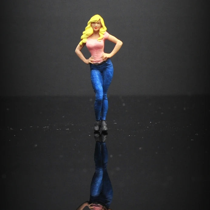 SZ Produced Diorama 1/64 Scale Figurines Model MJ Movie Characters Collection Miniature Hand-painted