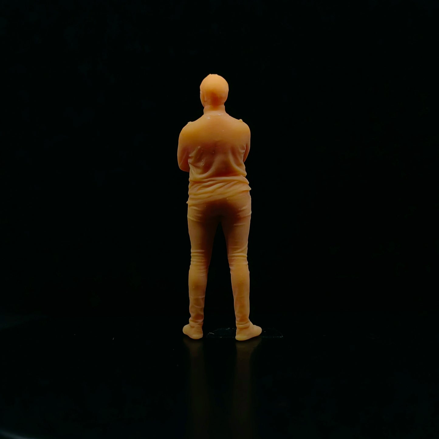 1/64 1/43 Scale Model Resin Standing Glasses Male Uncolored Miniature Diorama Hand-painted T333