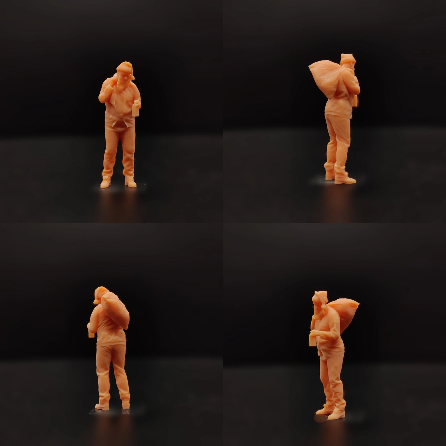1/64 1/43 Scale Model Resin Santa Claus Series Gifts Uncolored Miniature Diorama Hand-painted T704 T705 T706