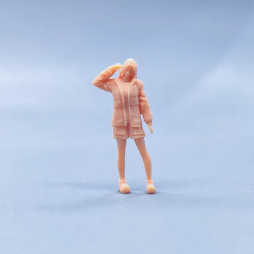 1/64 1/43 Figurines Scale Model Resin Artificial Person Number 207 Uncolored Miniatures Diorama Hand-painted V001 V015