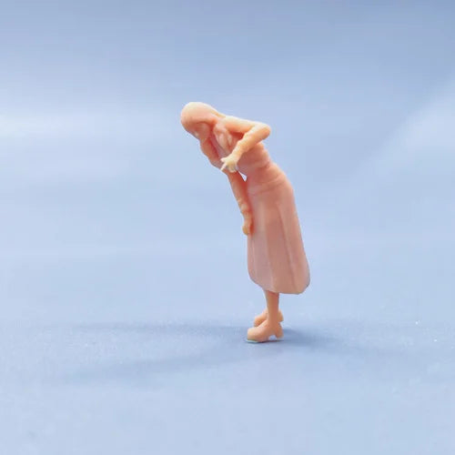1/64 1/43 Figurines Scale Model Resin Artificial Person Number 207 Uncolored Miniatures Diorama Hand-painted V001 V015