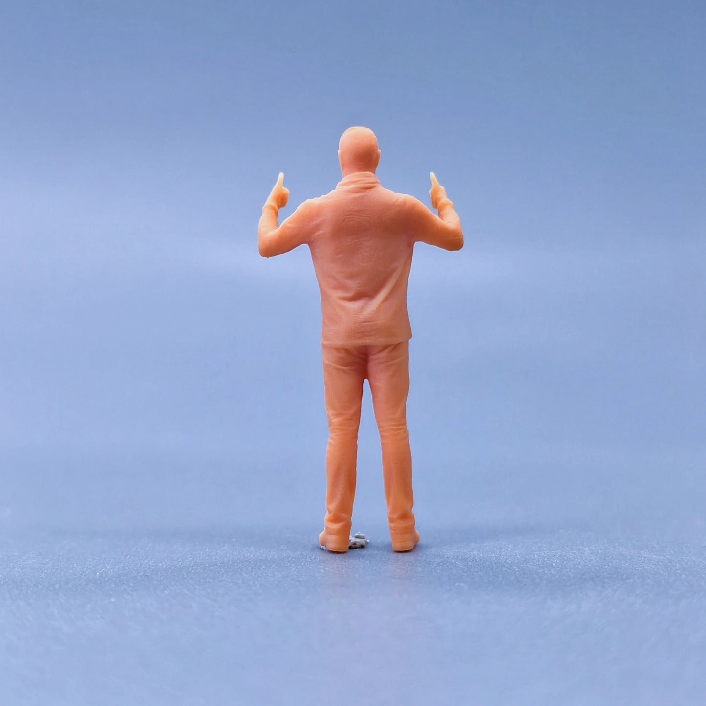 1/64 1/43 Figurines Scale Model Resin Hands Open and Thumbs Up, Male Uncolored Miniatures Diorama Hand-painted L206