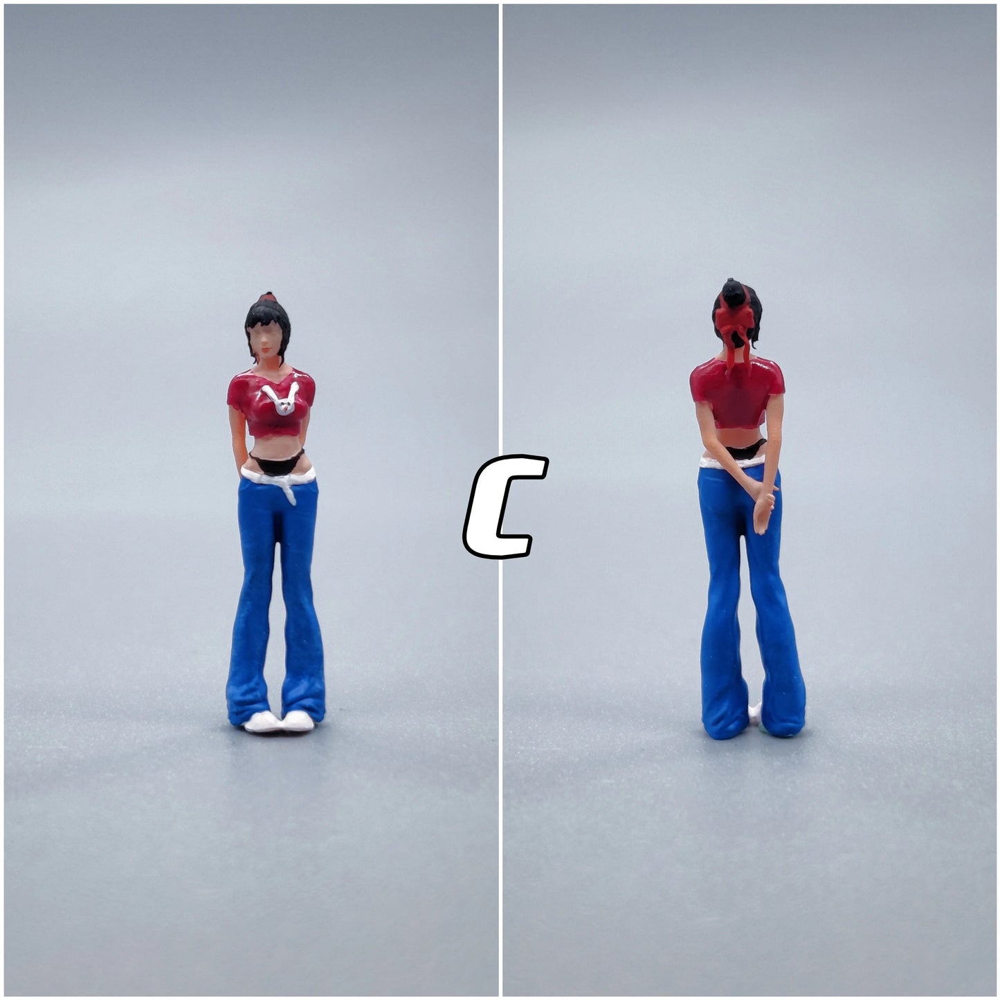 Lucky Studio Diorama 1/64 Scale Figurines Model Girls' Series Cos Hand Pain Collection Miniature Hand-painted