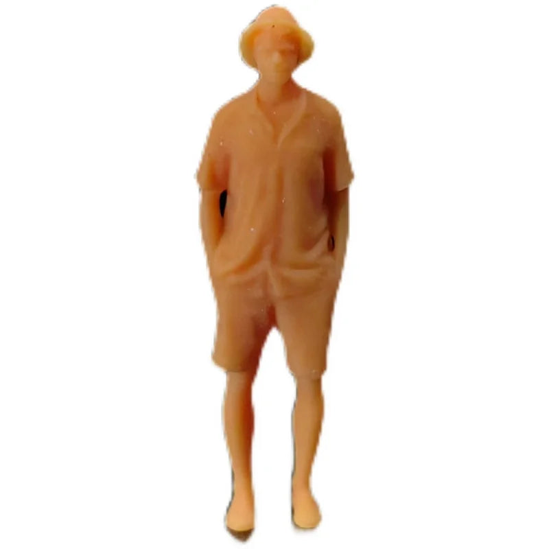 1/64 1/43 Scale Model Resintanding Man with A Hat In His PocketUncolored Miniature Diorama Hand-painted T606