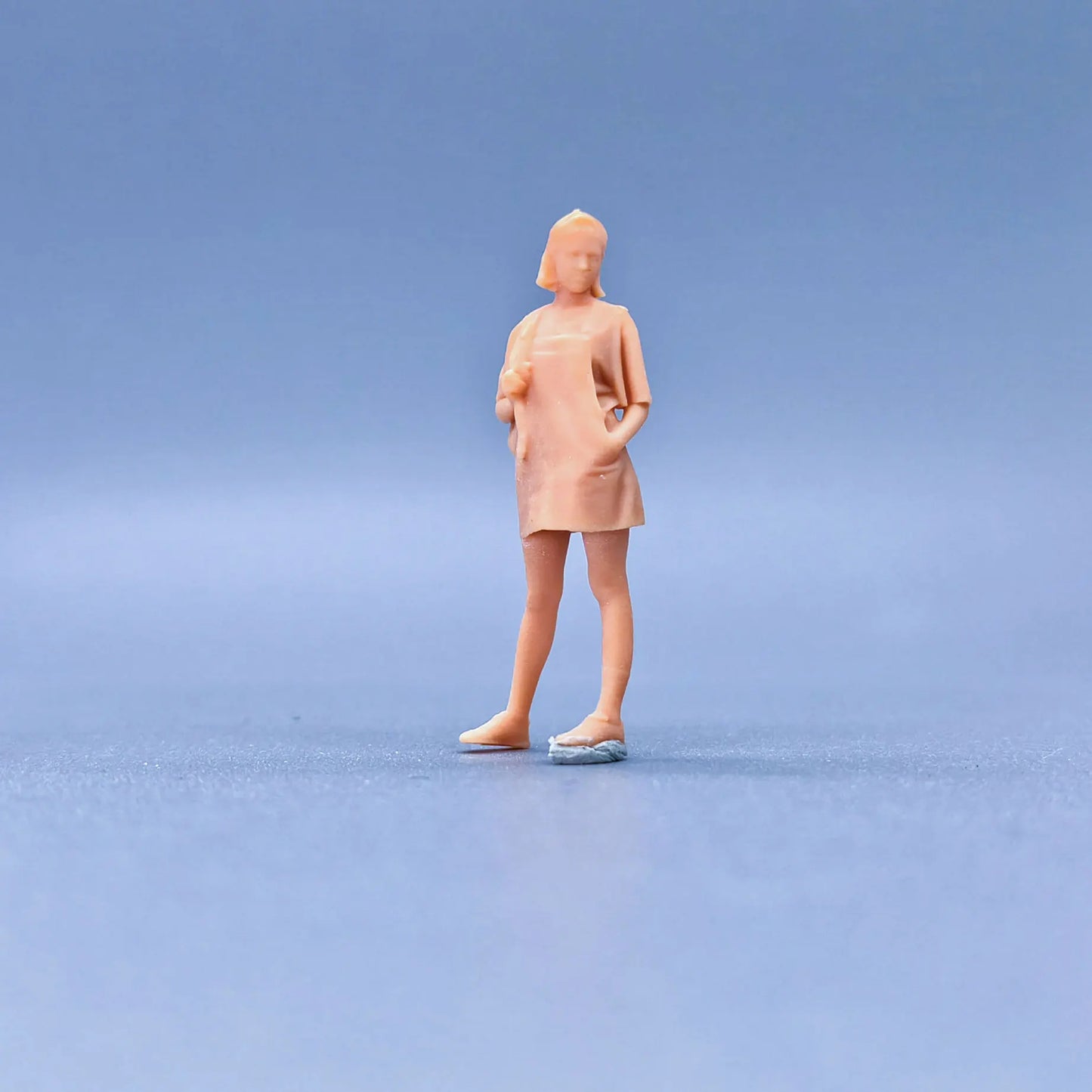 1/64 1/43 Scale Model Resin One Shoulder Backpack HatUncolored Miniature Diorama Hand-painted S531