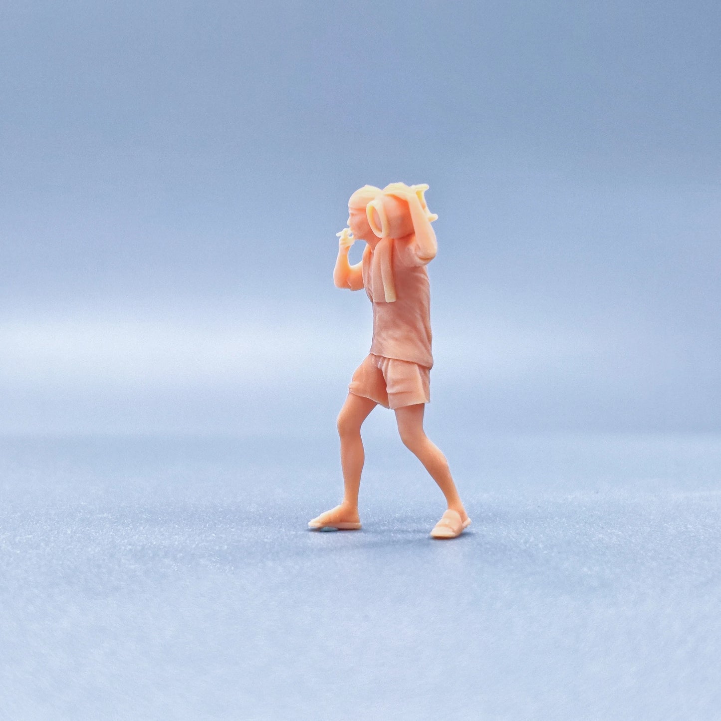 1/64 1/43 Figurines Scale Model Resin The Man Carrying A Gas Cylinder Uncolored Miniatures Diorama Hand-painted V723