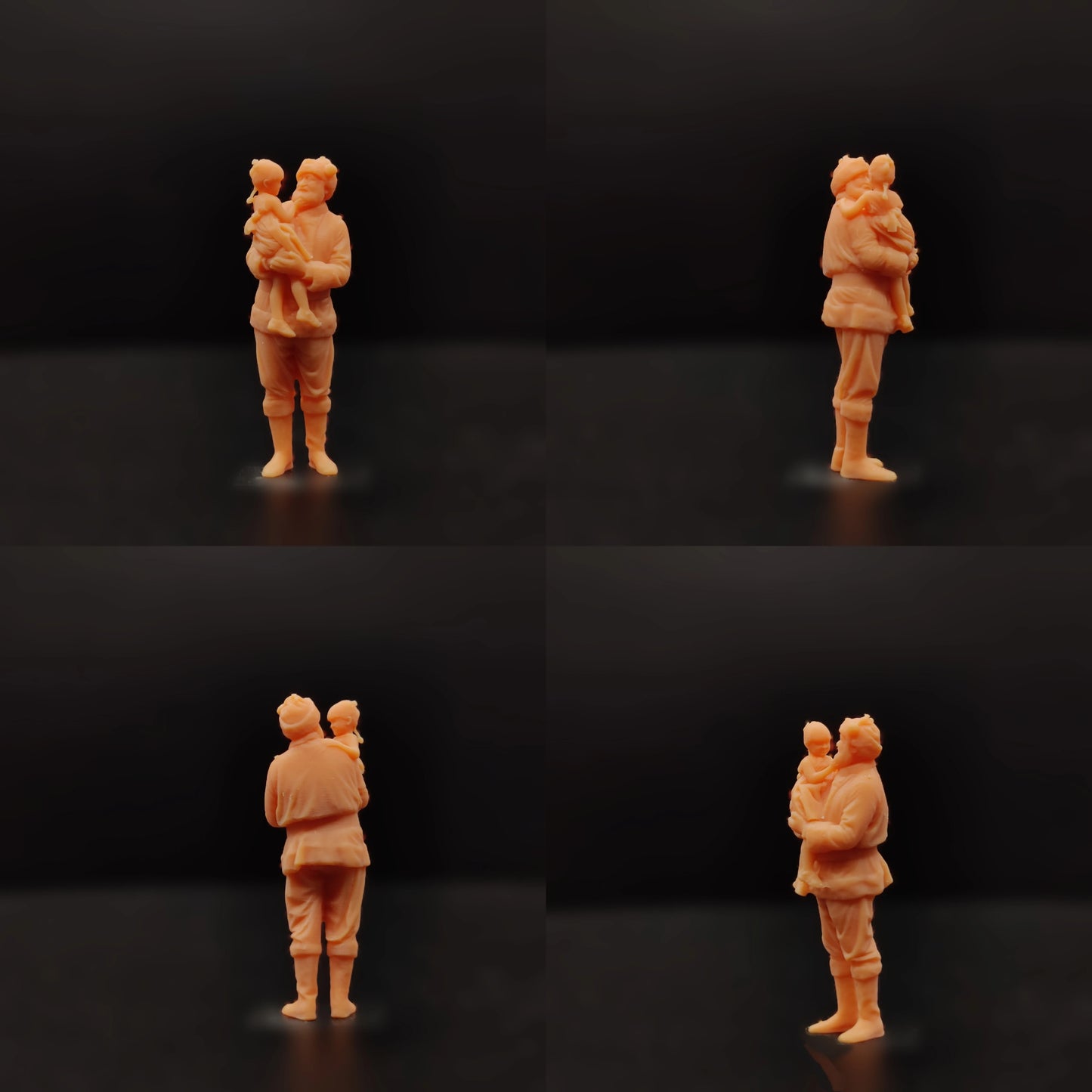 1/64 1/43 Scale Model Resin Santa Claus Series Gifts Uncolored Miniature Diorama Hand-painted T704 T705 T706