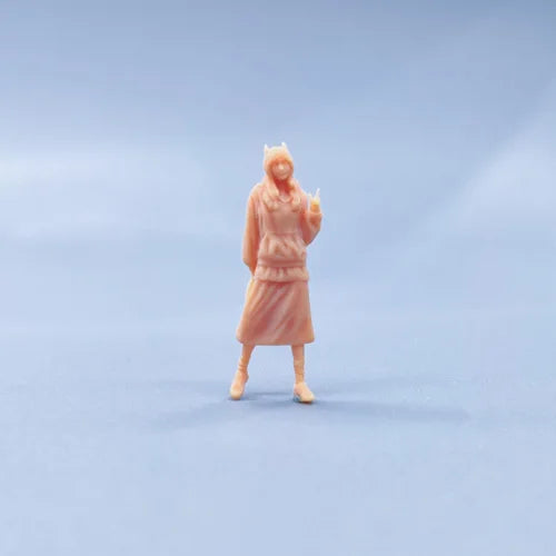 1/64 1/43 Figurines Scale Model Resin Artificial Person Number 207 Uncolored Miniatures Diorama Hand-painted V001 V015