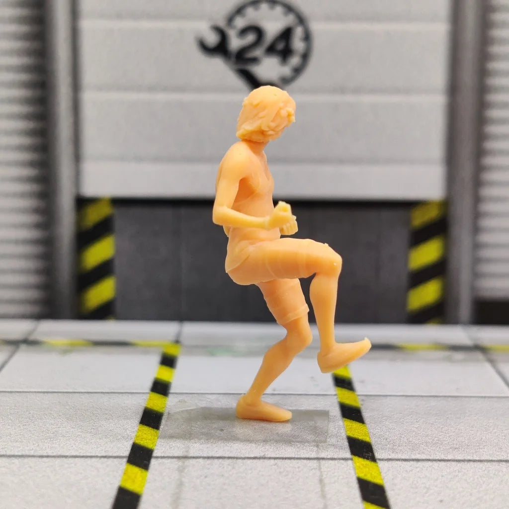 1/64 1/43 Scale Model Resin Happy Boys on The BeachUncolored Miniature Diorama Hand-painted S801