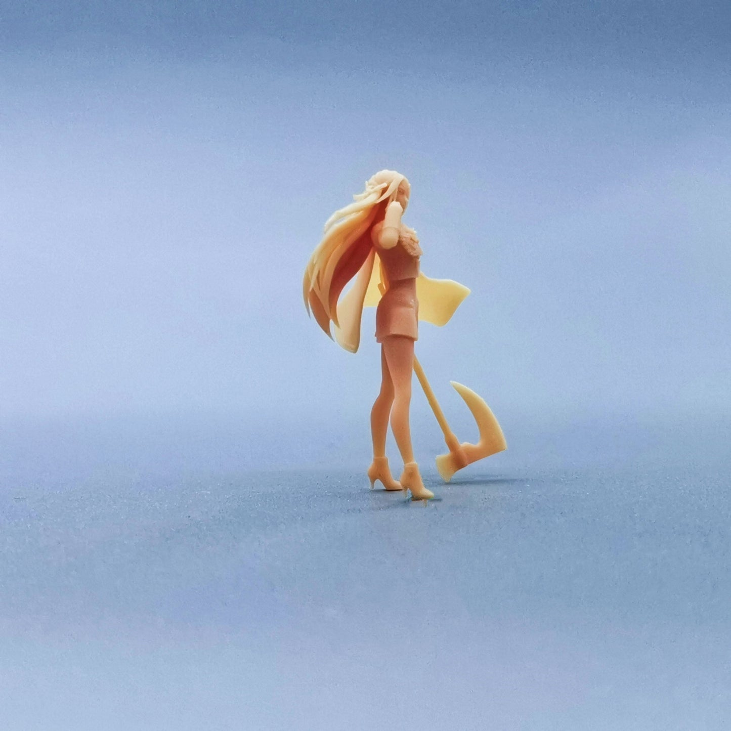 1/64 1/43 Figurines Scale Model Resin Emblem of Fire Adele Uncolored Miniatures Diorama Hand-painted C003