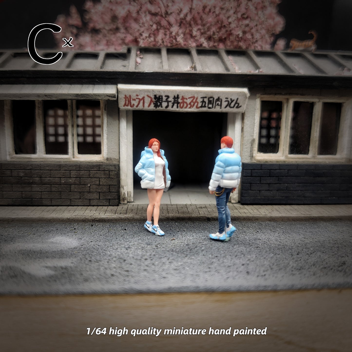 Cx Miniatures 1/64 Scale Figurines Model Down Jackets for Couples and Girls Wearable Clothing Collection Miniature Hand-painted