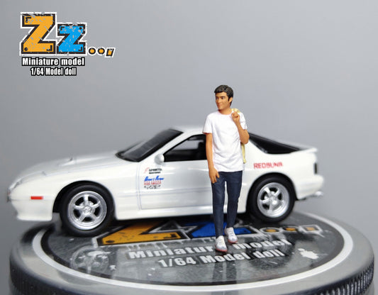 Zz Studio 1/64 Figure Model Teacher Chen Collection Miniature Hand-painted