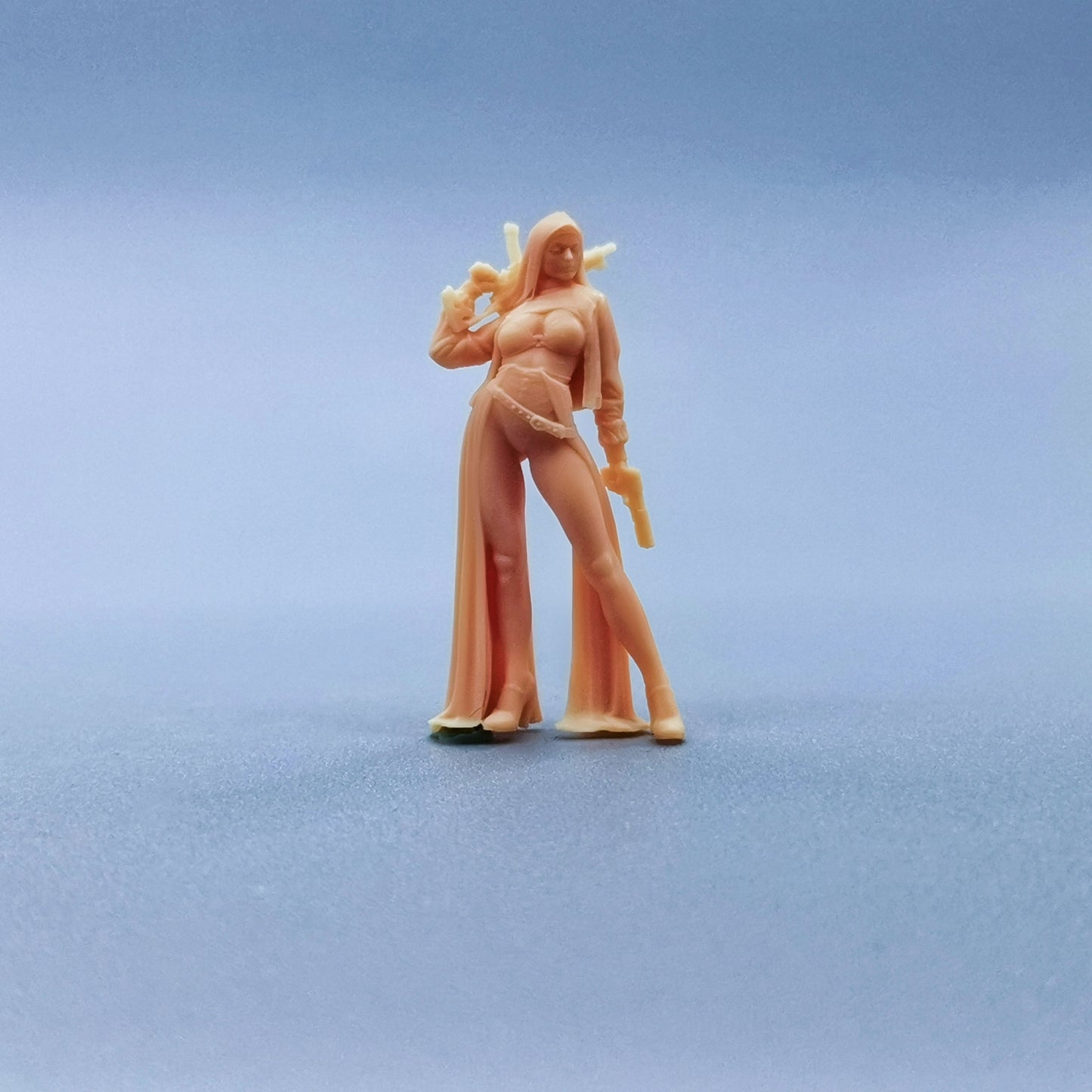 1/64 1/43 Figurines Scale Model Resin Killer Nun Kelly Uncolored Miniatures Diorama Hand-painted C005