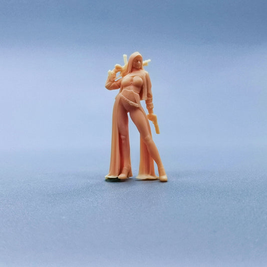 1/64 1/43 Figurines Scale Model Resin Killer Nun Kelly Uncolored Miniatures Diorama Hand-painted C005