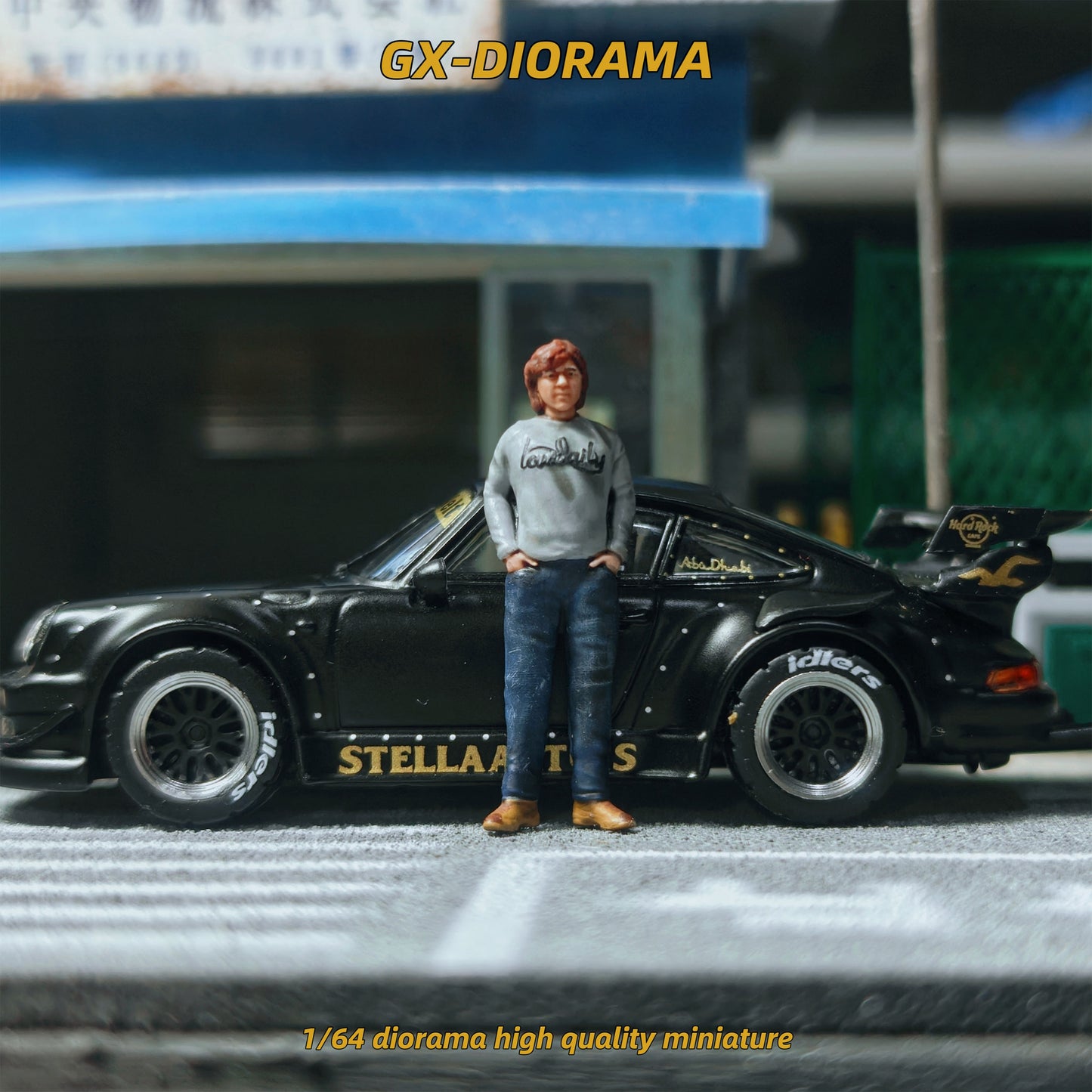 GX-DIORAMA 1/64 Figure Model The Second Bullet Duo of The Host CollectionMiniature Hand-painted