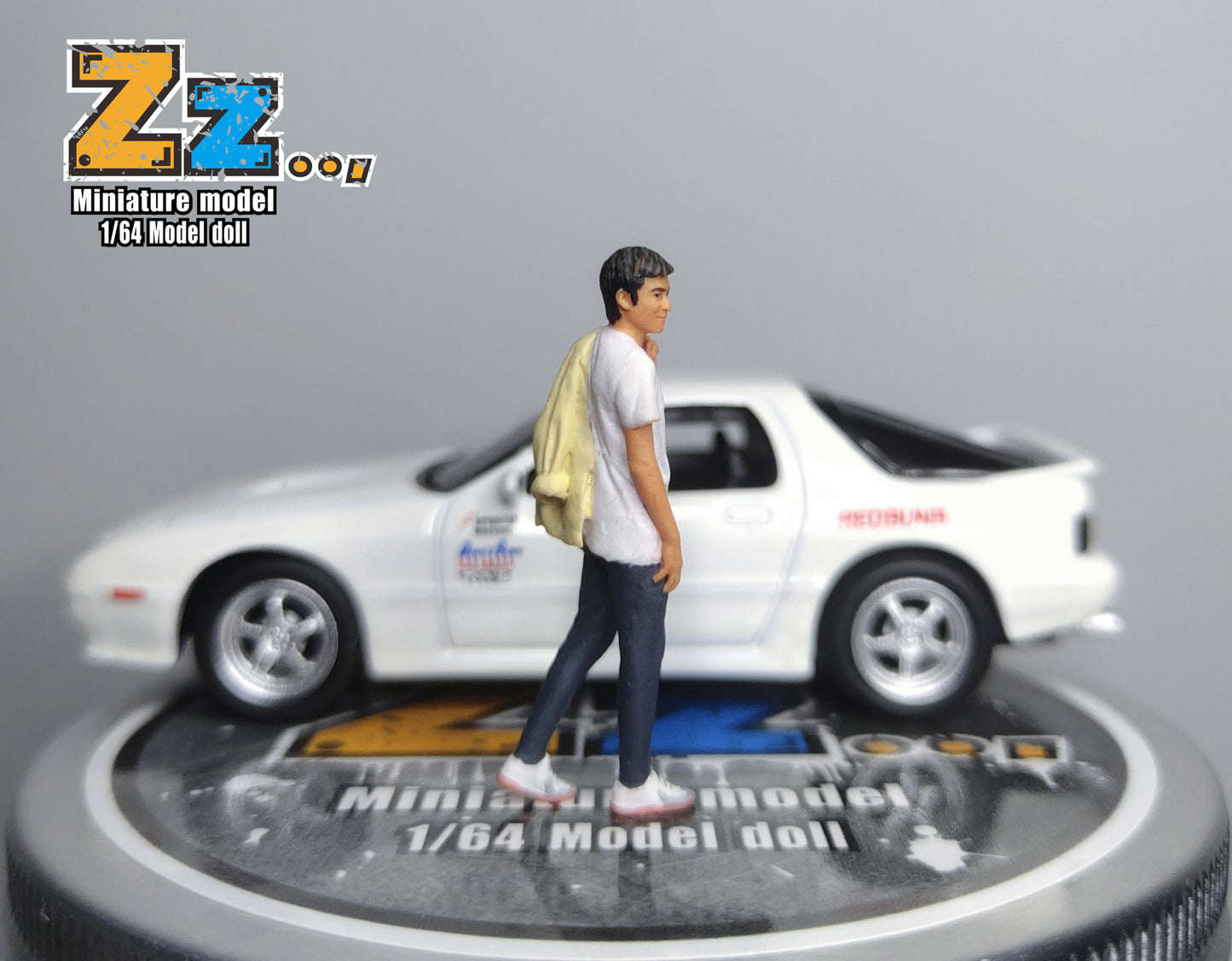 Zz Studio 1/64 Figure Model Teacher Chen Collection Miniature Hand-painted