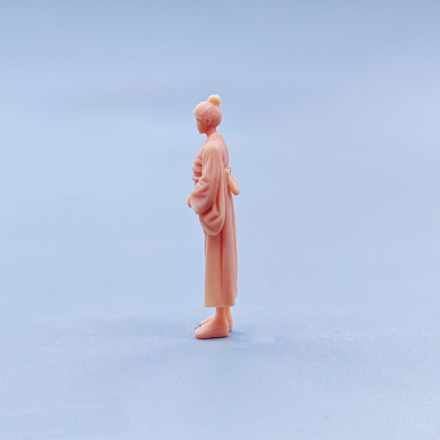 1/64 1/43 Figurines Scale Model Resin Maruko Kimono Girl Uncolored Miniatures Diorama Hand-painted D620