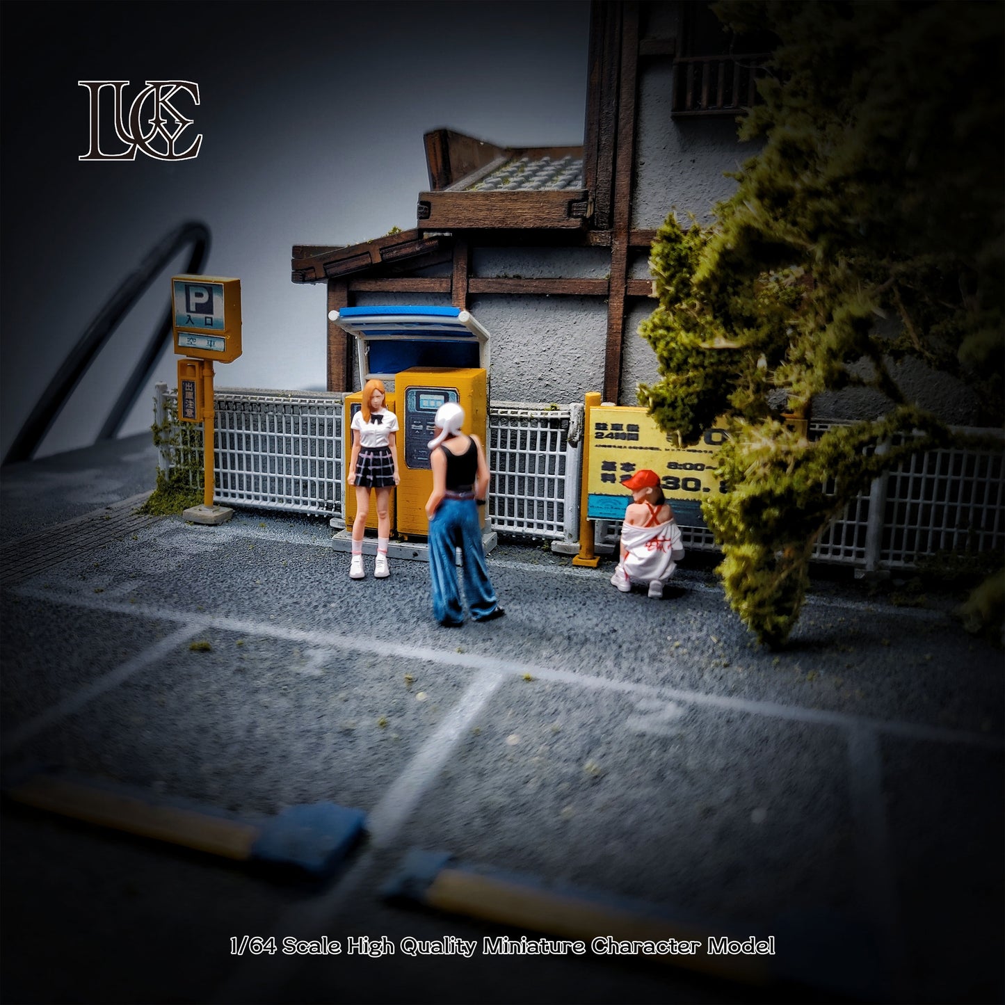 Lucky Studio 1/64 Scale Figurines Model Reject Bullying Trio Miniature Hand-painted