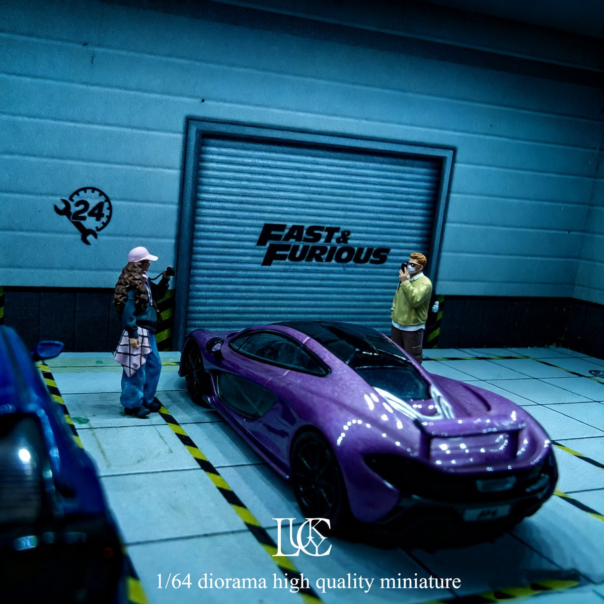 Lucky Studio 1/64 Scale Figurines Model Life-Documenting Duo Collection Miniature Hand-painted