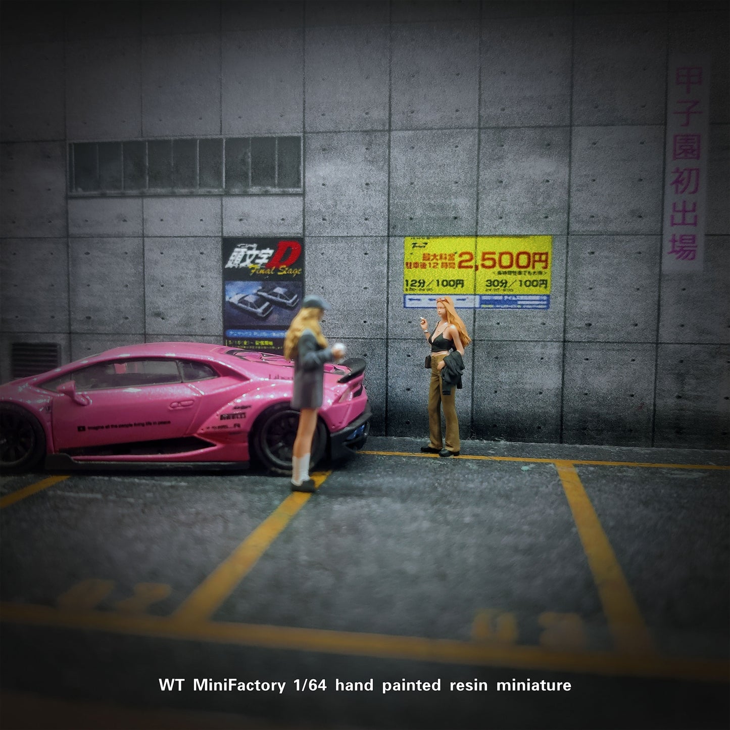 WT Minifactory 1/64 Scale Figurines Model Modern Girls Duo Collection Miniature Hand-painted