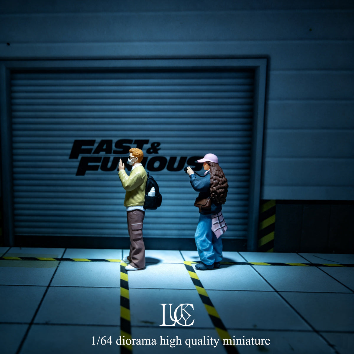 Lucky Studio 1/64 Scale Figurines Model Life-Documenting Duo Collection Miniature Hand-painted