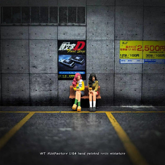 WT Minifactory 1/64 Scale Figurines Model Best Friend's Confession Duo Collection Miniature Hand-painted