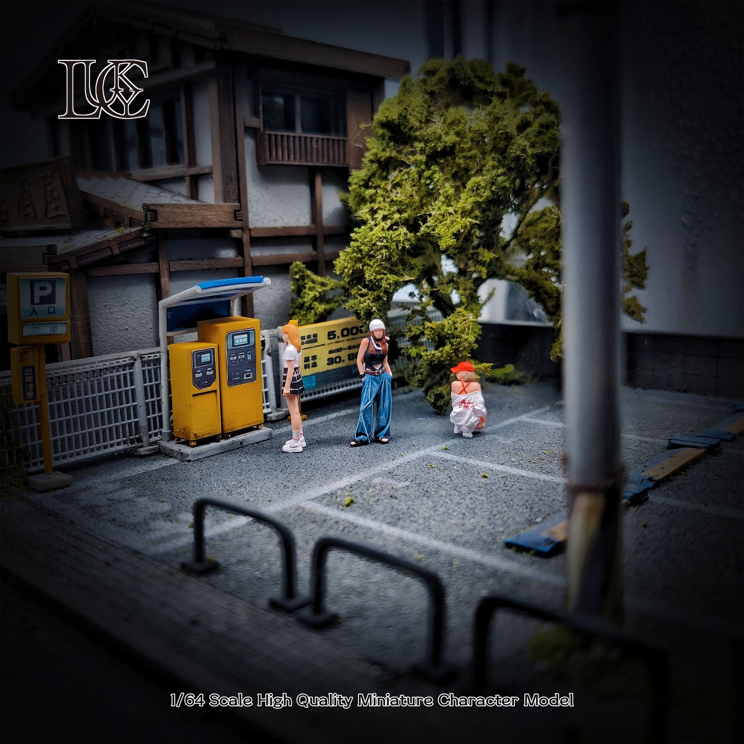 Lucky Studio 1/64 Scale Figurines Model Reject Bullying Trio Miniature Hand-painted