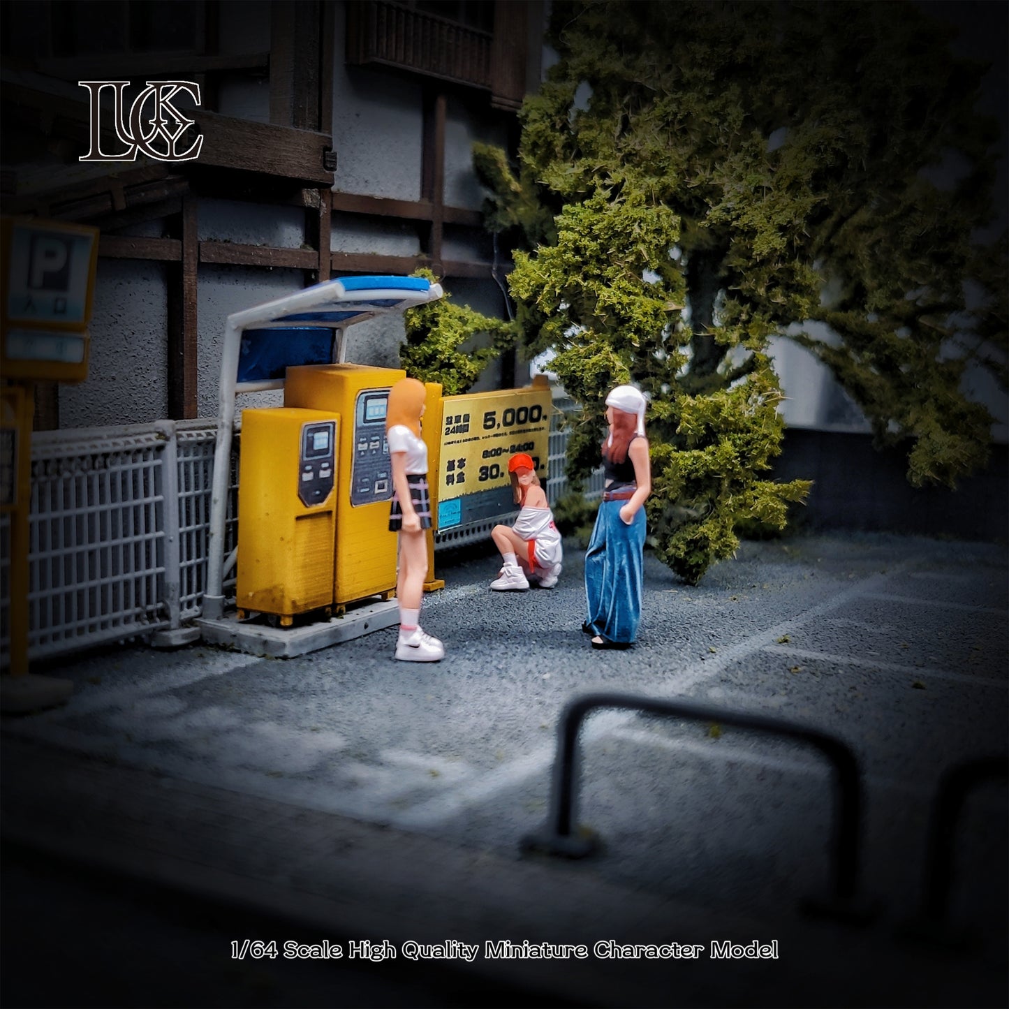 Lucky Studio 1/64 Scale Figurines Model Reject Bullying Trio Miniature Hand-painted