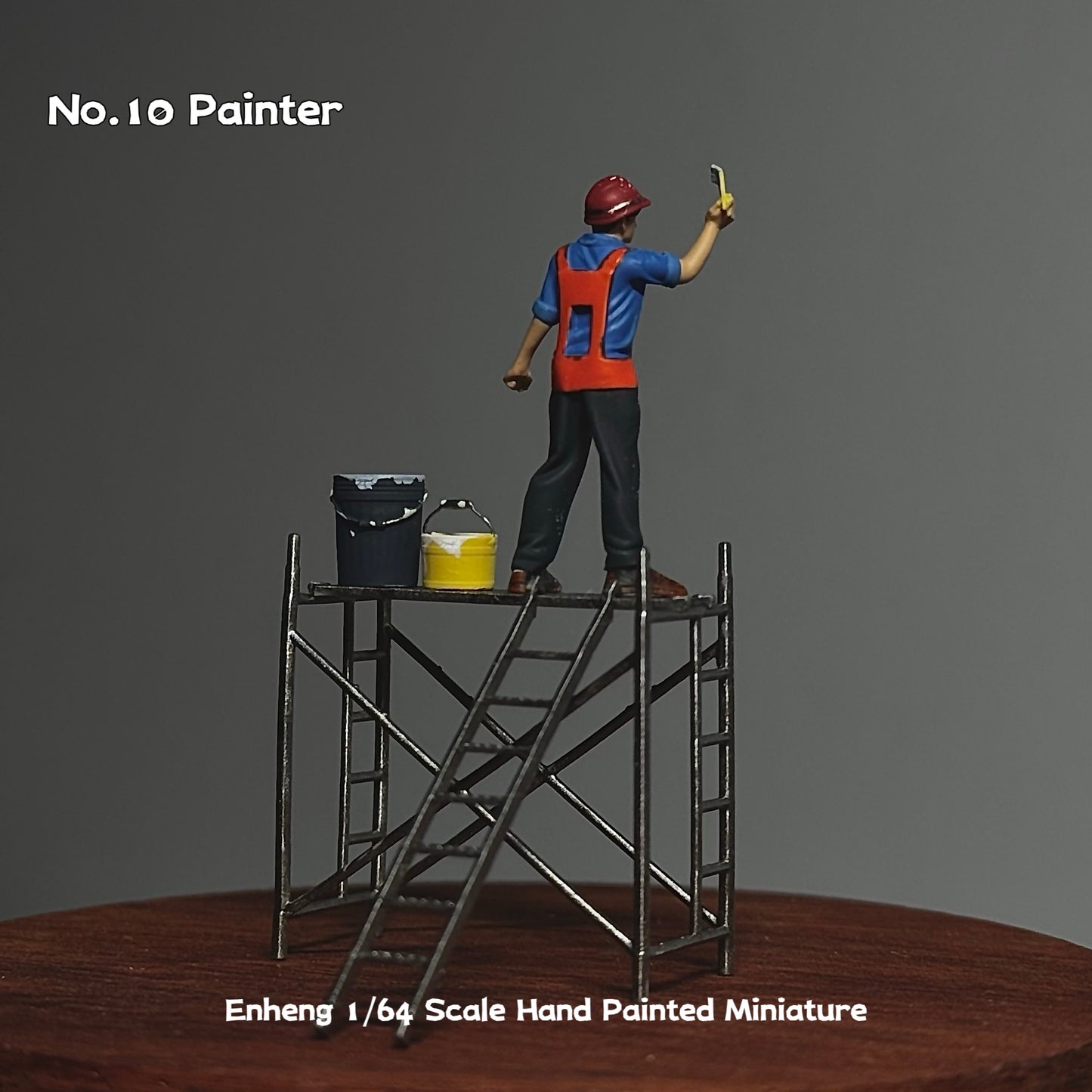 Enheng  1/64 Scale Figurines Model No.10 Painters' Kit Collection Miniature Hand-painted