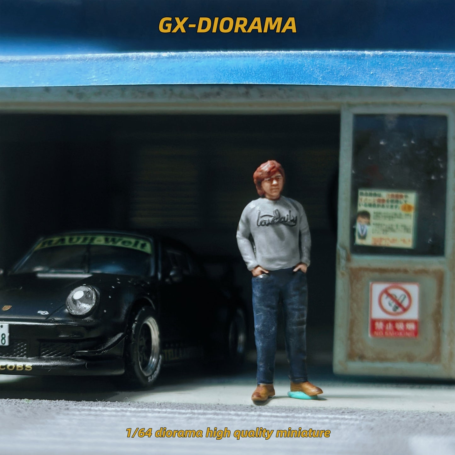 GX-DIORAMA 1/64 Figure Model The Second Bullet Duo of The Host CollectionMiniature Hand-painted