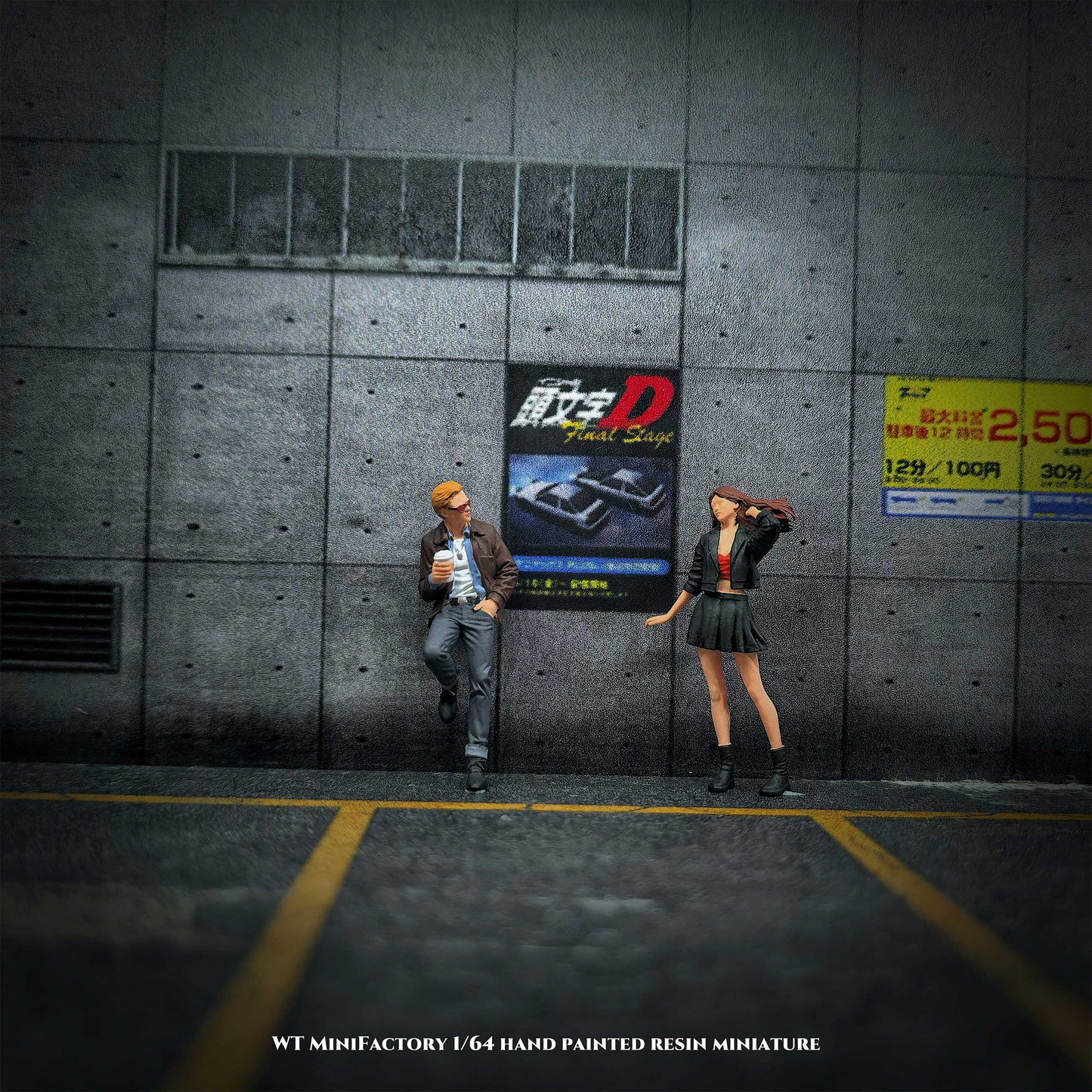 WT Minifactory 1/64 Scale Figurines Model Heartbeat Couple Duo Collection Miniature Hand-painted