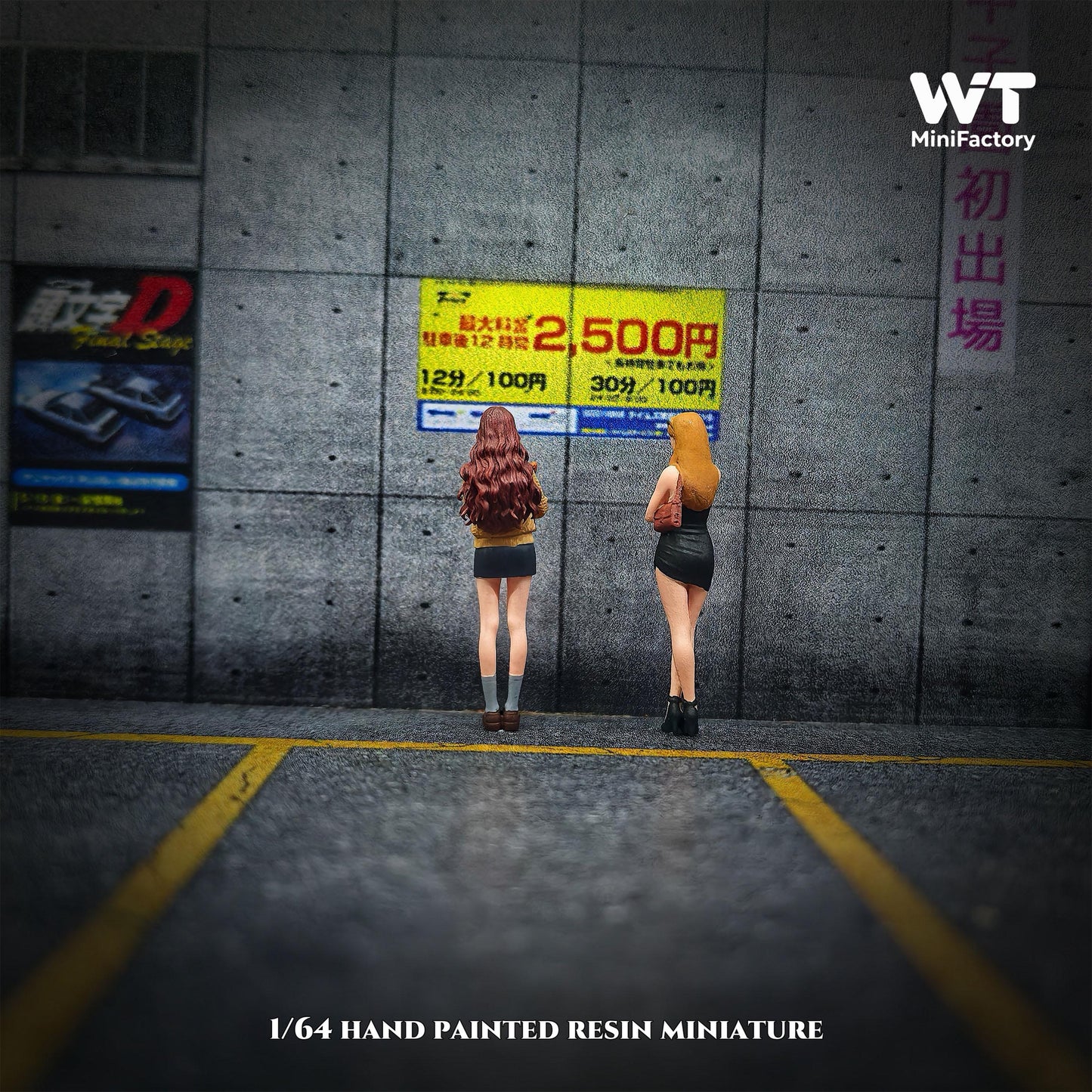 WT Minifactory 1/64 Scale Figurines Model Lady & Nanny Duo Collection Miniature Hand-painted