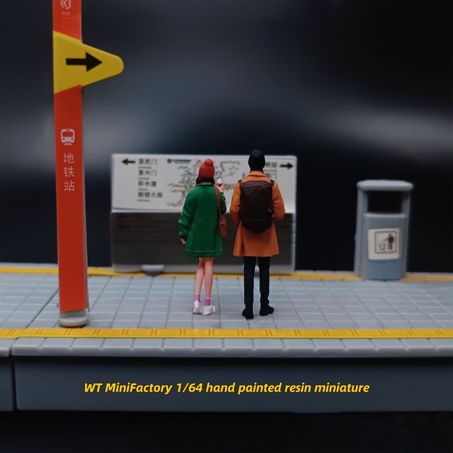 WT Minifactory 1/64 Scale Figurines Model British Lover Duo Collection Miniature Hand-painted