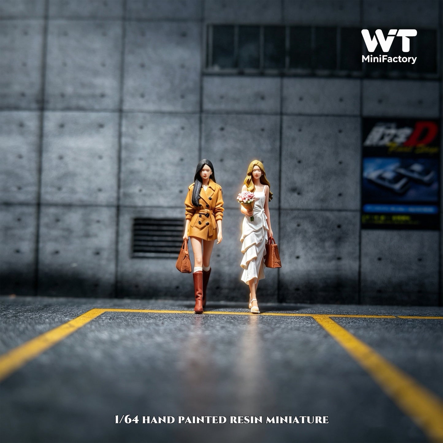 WT Minifactory 1/64 Scale Figurines Model Gao Mei Duo Duo Collection Miniature Hand-painted