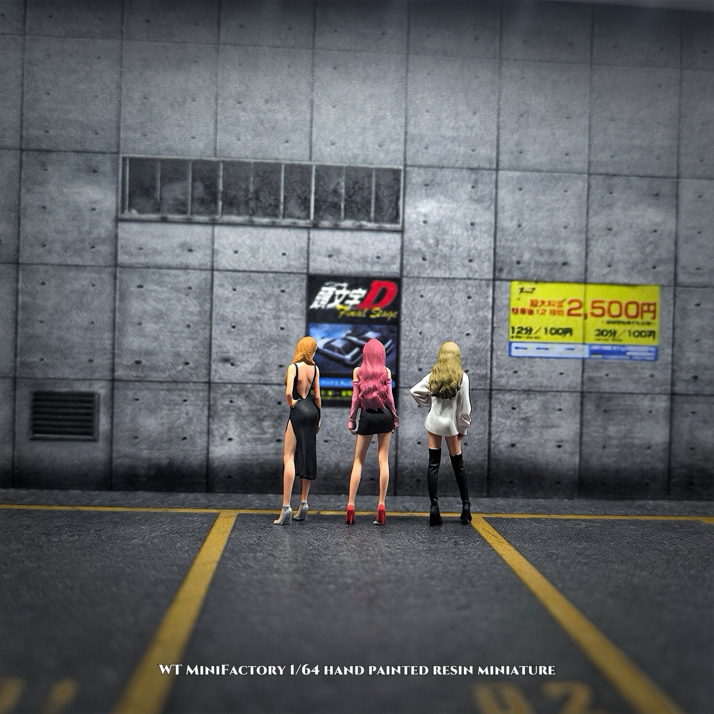 WT Minifactory 1/64 Scale Figurines Model Models Gathering Trio Collection Miniature Hand-painted