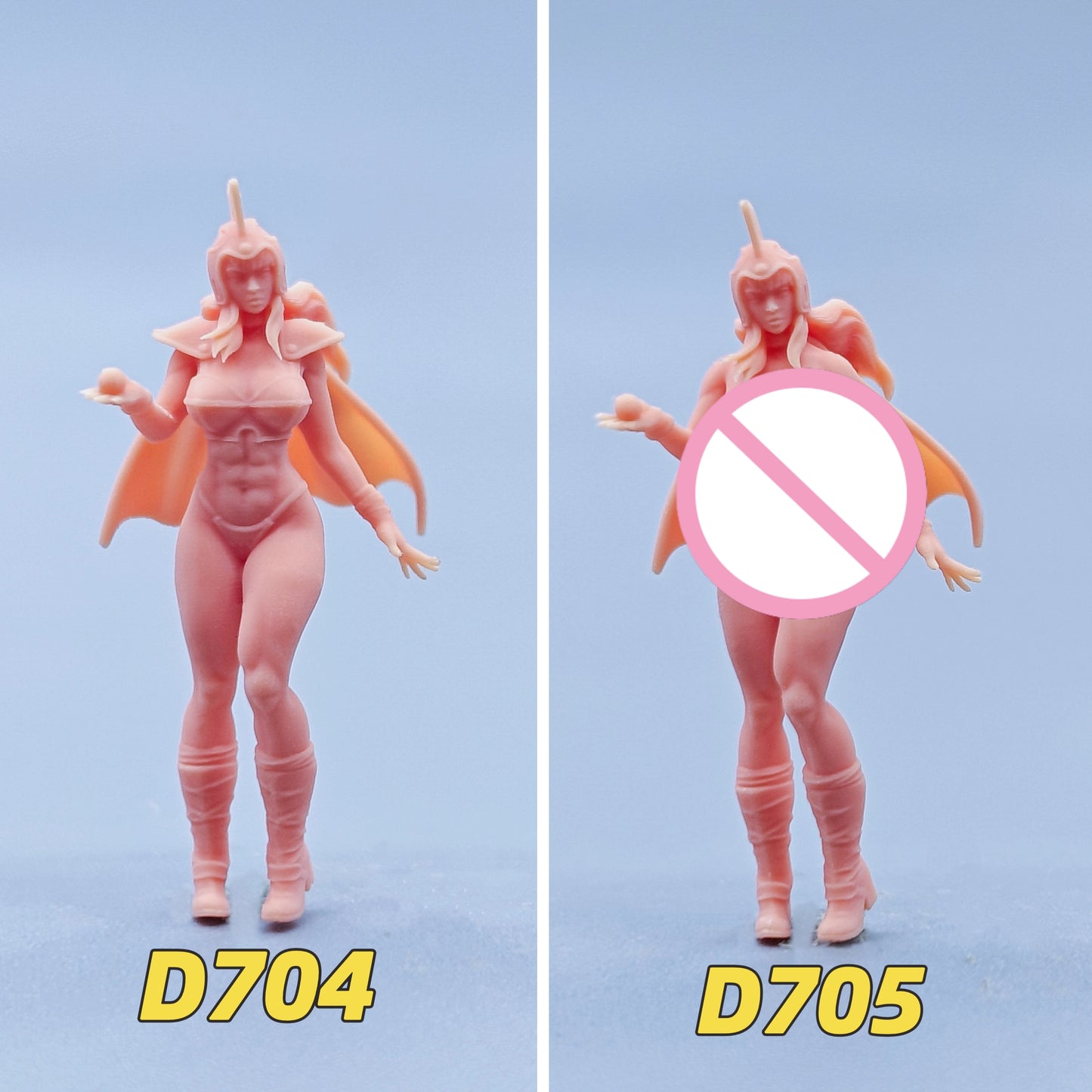 1/64 1/43 Figurines Scale Model Resin Qiqi Uncolored Miniatures Diorama Hand-painted D704 D705
