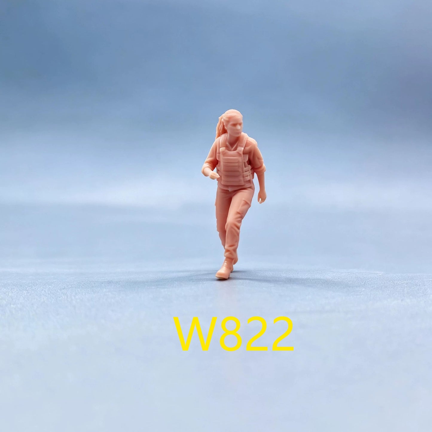1/64 1/43 Figurines Scale Model Resin Female Soldiers in The Battlefield Uncolored Miniatures Diorama Hand-painted W819 W823