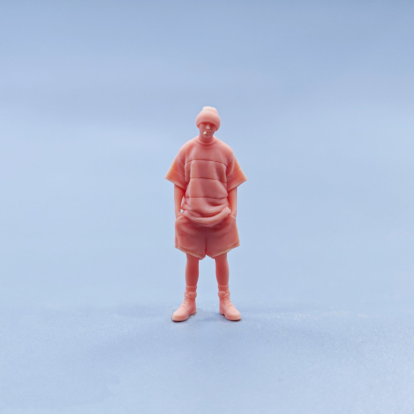 1/64 1/43 Figurines Scale Model Resin Smoking Man Uncolored Miniatures Diorama Hand-painted D809 D812