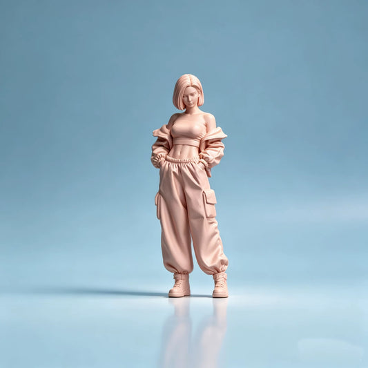 1/64 1/43 Figurines Scale Model Resin Handsome Artificial Person No 18 Uncolored Miniatures Diorama Hand-painted W834