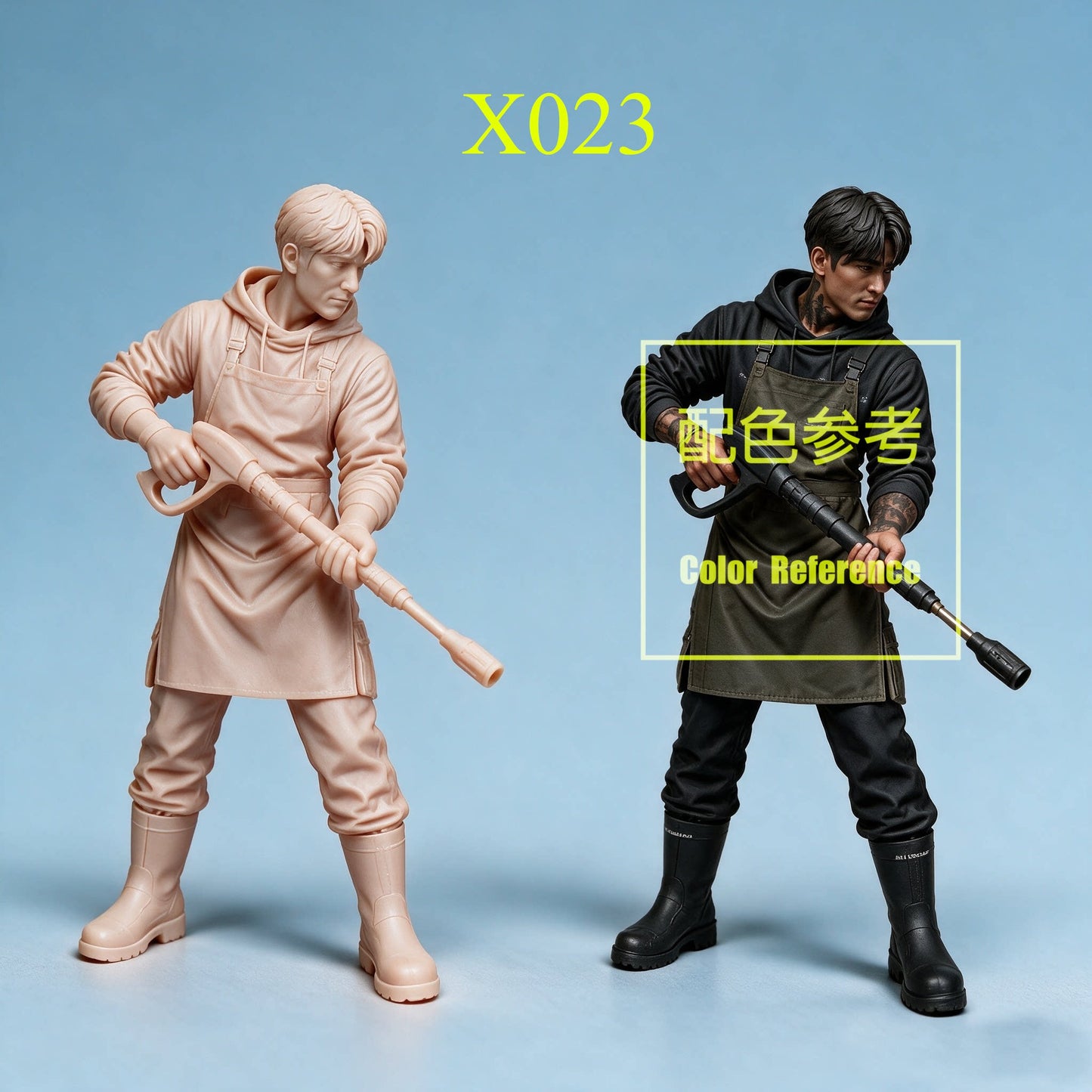 1/64 1/43 Figurines Scale Model Resin Handsome Garage Staff Uncolored Miniatures Diorama Hand-painted X016 X026