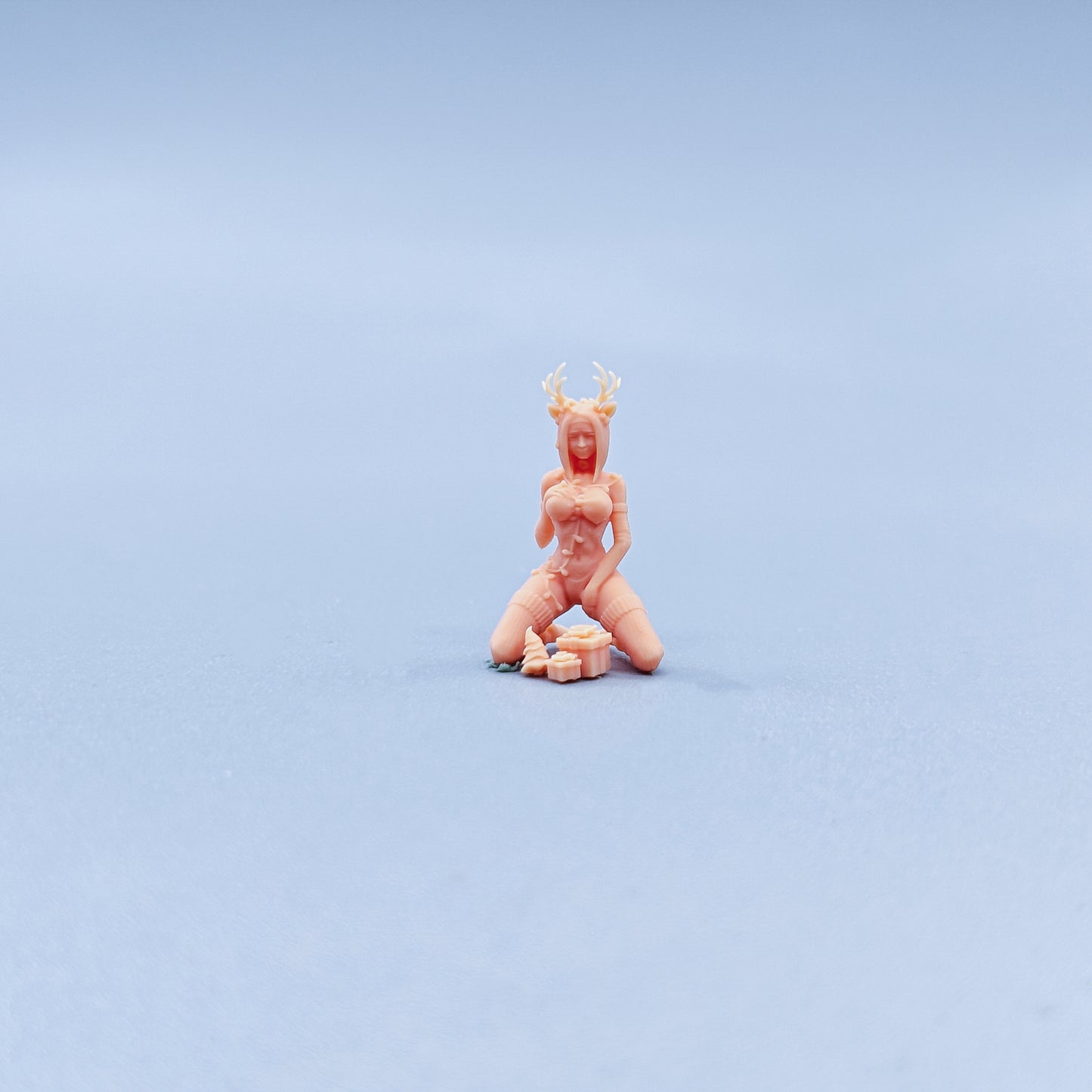 1/64 1/43 Figurines Scale Model Resin Christmas Girl Uncolored Miniatures Diorama Hand-painted C315