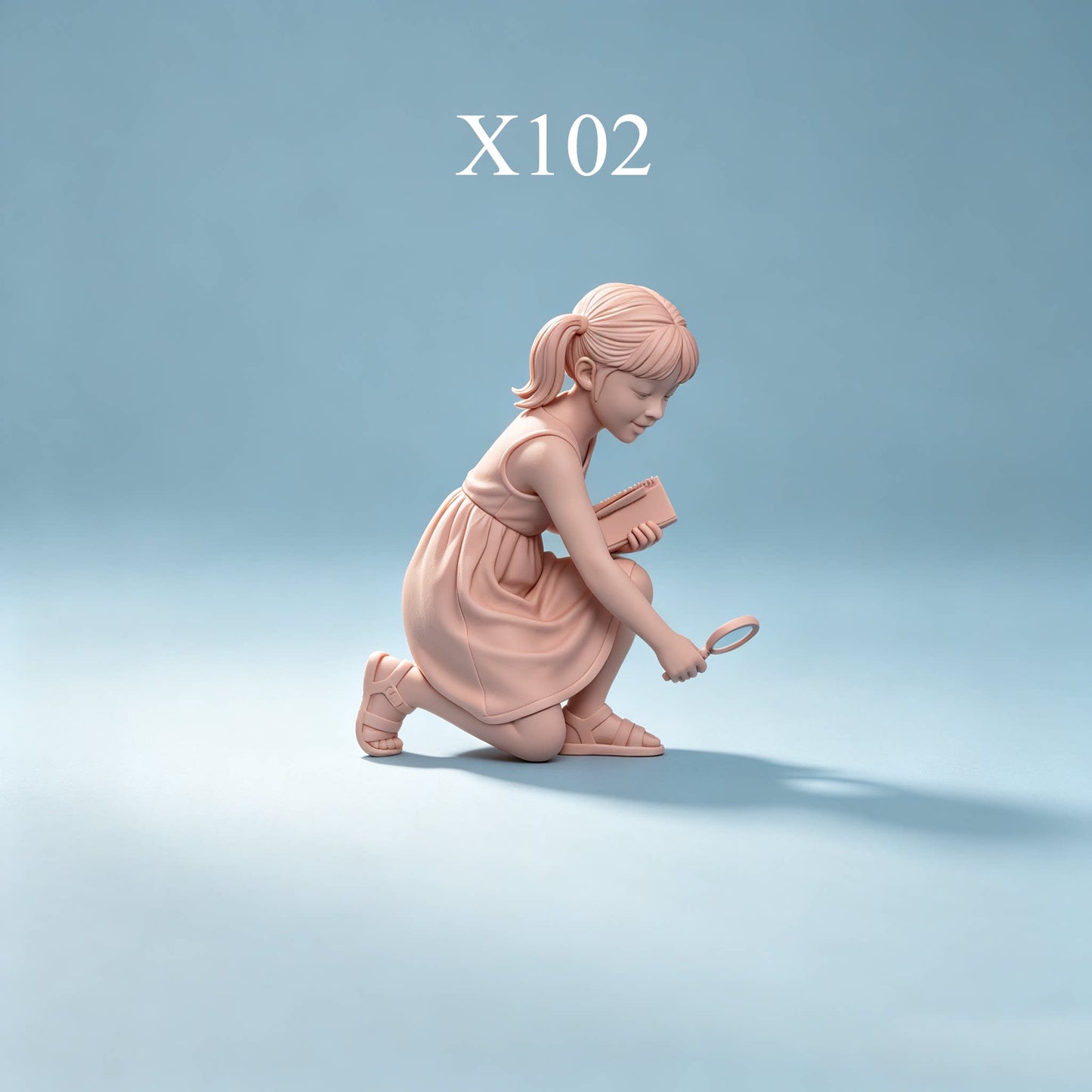 1/64 1/43 Figurines Scale Model Resin Summer Vacation, Children Uncolored Miniatures Diorama Hand-painted X031 X104