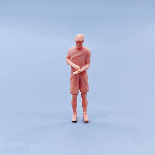 1/64 1/43 Figurines Scale Model Resin Standing Posture Male Rider Uncolored Miniatures Diorama Hand-painted D131