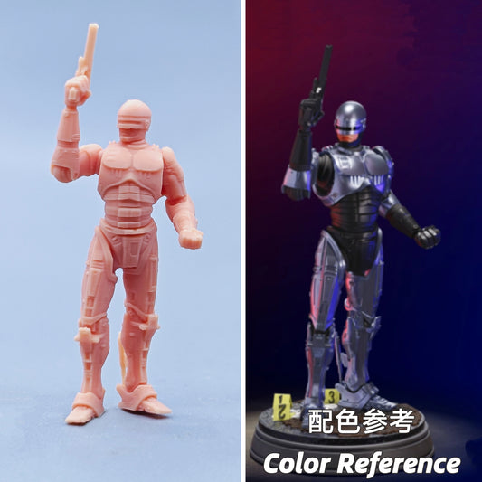1/64 1/43 Figurines Scale Model Resin Combat Machine Police Uncolored Miniatures Diorama Hand-painted D235